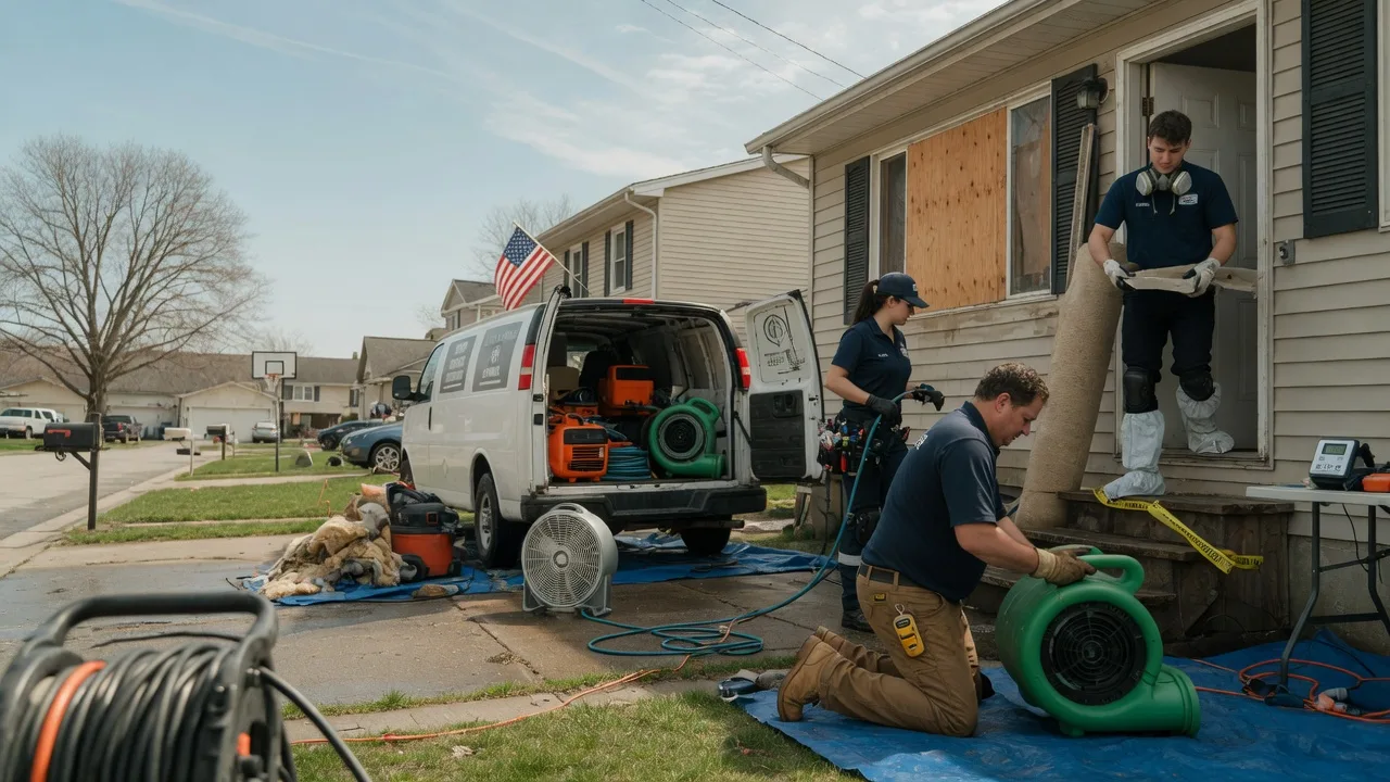 Water Damage Restoration in St Columbans, NE near me